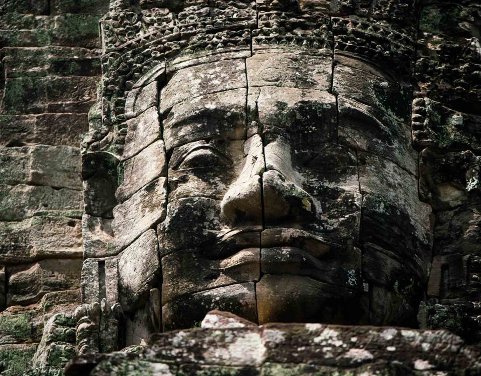 faces temple cambodia
